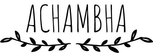 לוגו אצ'מבה רוחבי Achambha logo